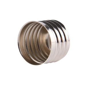 Douille de lampe E27 chromée avec ouverture de 25 mm et dispositif de sécurité, 220 V CA, pour usage en entrepôt - Product Image 2