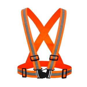 Outdoor ajustável Elastic Hi Visibilidade Chalecos Reflective <span class=keywords><strong>Safety</strong></span> Strap Vest Reflective Belt Strap para Correr Ciclismo - Product Image 5
