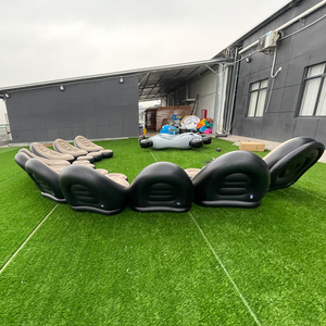 Portable Inflatable Lounge Chair With <b>Footrest</b>, Outdoor Blow up Recliner for Movie Night Camping Patio and Backyard Fun Inflatab - Product Image 6