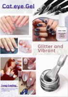 Gel magnétique effet œil de chat longue tenue 3D 9D, fournisseur d'usine, effet arc-en-ciel naturel cristallin, haute pigmentation, OEM ODM, durcissement en vrac