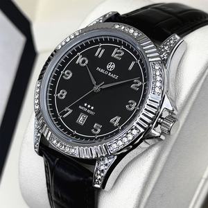 นาฬิกาข้อมือควอตซ์หนังสำหรับผู้ชาย ลดราคาพิเศษ พร้อมหน้าปัดเรืองแสง แสดงวันที่ ดีไซน์หรูหรา รับผลิตแบบ OEM ODM พร้อมเข็มนาฬิกา - Product Image 1