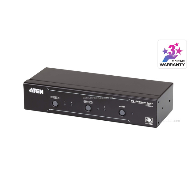 ATEN VM0202H  2x2 4K HDM1 Matrix Switch - TAA