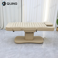 Table de massage électrique de luxe personnalisée pour soins cosmétiques, 3 moteurs, pour cils et visage