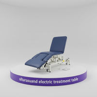 Lit de traction chiropratique et de physiothérapie électrique réglable, cadre métallique, décompression spinale, massage, lit de spa