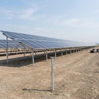 Vente en gros de pieux de fixation au sol en spirale robustes, réglables, en acier, pour systèmes de montage de panneaux solaires