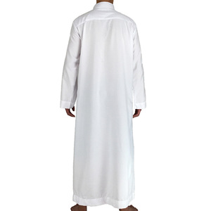 Tissu en microfibre 100 % polyester filé de Chine pour thobe arabe, idéal pour les vêtements musulmans blancs et teints, tissu économique pour chemises et robes - Product Image 5