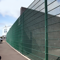 Panel de Valla de Seguridad con Certificación CE 868 con Malla de 50x100 mm para Patio de Recreo