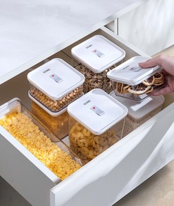 Conteneurs de stockage alimentaire en plastique <span class=keywords><strong>OSW</strong></span> à fermeture facile avec couvercles hermétiques pour noix, aliments secs, cuisine, matériau ABS de qualité alimentaire - Product Image 6