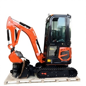 Livraison Gratuite pour Mini-Excavatrice à Chenilles 1-3 Tonnes, Petite Excavatrice Hydraulique Multi-Outils pour Petites Exploitations Agricoles et Plantations - Product Image 1