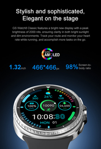 Montre connectée XCTSW Watch8 Classic - Unisexe, autonomie de 7 jours, écran AMOLED, charge sans fil, boîtier en alliage, suivi d'activité multisports - Product Image 6