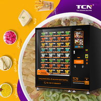 Máquina Expendedora de Comida Caliente TCN con Función de Calentamiento, Integración SDK, Pago con Código QR y Tarjeta de Crédito para Centros Comerciales