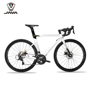 JAVA SILURO 3 bicicleta de carretera 22 velocidad bicicleta de fibra de carbono para adultos de freno de disco de fibra de carbono de la horquilla delantera de marco de aluminio de SILURO3 ciclismo