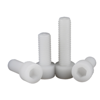 Vis hexagonales en nylon, boulons hexagonaux en nylon M3M4M5