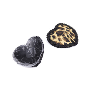 Adesivi per Capezzoli Natalizi Personalizzati con Stampa Leopardata e Cuore Seducente, Accessori per <span class=keywords><strong>Lingerie</strong></span> Femminile, Giocattoli Erotici <span class=keywords><strong>BDSM</strong></span> - Product Image 4
