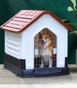 Perrera plegable de plástico para exteriores a prueba de lluvia para perros Four Seasons <span class=keywords><strong>General</strong></span> extraíble lavable jaula para perros de tamaño mediano y grande mascota - Product Image 5