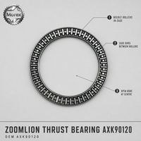 Roulement à aiguilles de poussée pour Zoomlion AXK90120, roulement de poussée de différentiel d'essieu, pièces de rechange pour machines, usine Chine