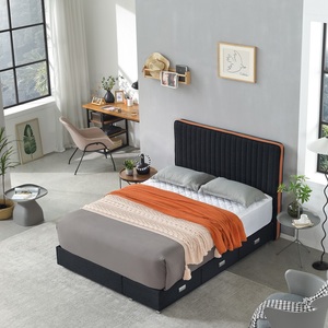 <span class=keywords><strong>Cabecero</strong></span> de cama de madera maciza para el hogar, de hotel de lujo, Europa, tamaño King - Product Image 3