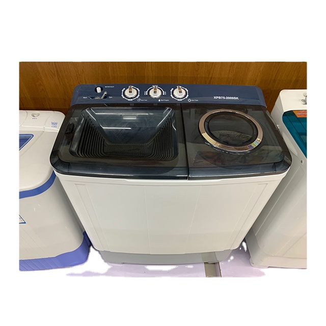 Лидер продаж, портативная электрическая полуавтоматическая стиральная машина и сушилка для домашнего использования для одежды, вместимостью 7 кг