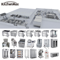 Ensemble d'équipements de cuisine commerciaux KitchenMax SS304 pour les entreprises de restauration et les projets de cuisines d'hôtels