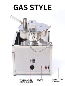 2024 mới giá rẻ thương mại tự động Mỹ hình cầu bỏng ngô Máy làm điện sưởi ấm bóng Caramel Ngô puffing Maker - Product Image 2