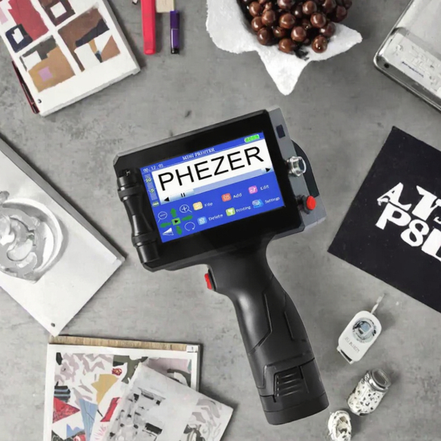 New 600Dpi Tlj 4.3 Inch Intelligent Touch Screen Handheld Inkjet Printer for Woven Bags Carton Plastic Pvc Pipe