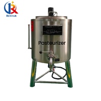 Cuve de stérilisation par lots pour jus et lait de soja, pasteurisateur professionnel de 100 litres pour blancs d'œufs