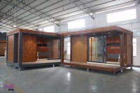 Kit de maison préfabriquée de luxe à une chambre à coucher au bord de la mer, conception modulaire, maisons préfabriquées de Chine
