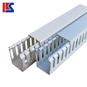 Goulotte de câbles grise, goulotte de câbles <span class=keywords><strong>en</strong></span> <span class=keywords><strong>plastique</strong></span>, conduit électrique, goulotte de câbles à fentes - Product Image 5