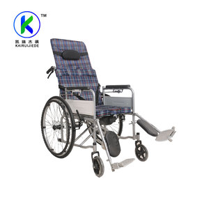 Kursi roda Manual kontrol kualitas tinggi dari <span class=keywords><strong>Hebei</strong></span> untuk penggunaan rumah sakit fitur Lying-Down - Product Image 3