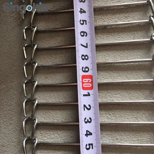 Nhiệt độ cao cấp thực phẩm 304/316 dây thép không gỉ lưới Z loại băng tải cho bánh mì nướng - Product Image 4