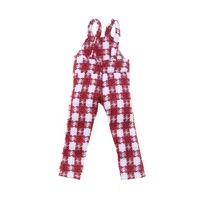 Frontière vente chaude étagère de noël elfe poupée décoration vêtements, petit Style parfumé Jacquard Plaid jarretelle pantalon jupe