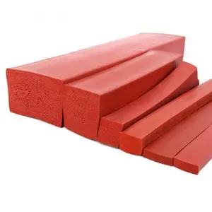 Customized Color Shape Silicone Extrusions Silicone Strip Silicone Moulded Foam