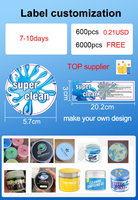 Échantillon GRATUIT Gel Nettoyant Super Efficace 160g Haute Qualité Garantie 1 An Bleu Rose Vert Étiquette Personnalisée