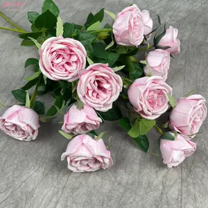 Valentine's Day Gift For Women Artificial Loose Flowers Red Eternal Roses Bouquet Home Wedding Party Decoration Supplies.