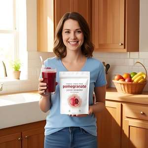 Jugo de Granada Liofilizado Orgánico en Polvo, Rico en Antioxidantes <span class=keywords><strong>para</strong></span> el Apoyo Inmunológico Diario y Potenciador de Smoothies - Product Image 6