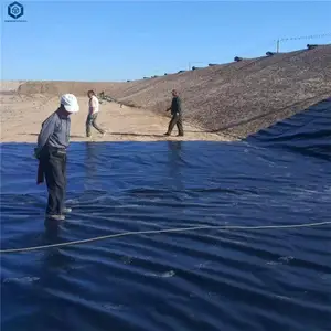 阿根廷大坝工程用预制土工膜衬板土工膜HDPE 40密耳防渗土工膜