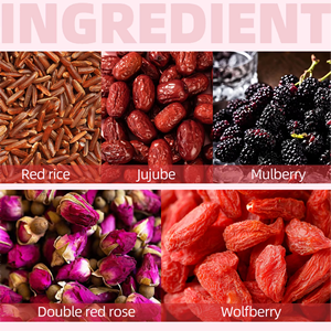 OEM ODM Prêt à expédier Sachets de thé bien-être pour femmes Mélange naturel de riz rouge, jujube et goji Soutien à la santé féminine 15 sachets - Product Image 6