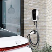 Nueva Estación de Carga para Vehículos Eléctricos SMART de 7kW 32A, con Clasificación IP65, Wi-Fi, Montaje en Pared, Estándar GBT, Fabricantes de Cargadores para Autos Eléctricos