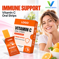 Bandes de film oral à dissolution rapide à la vitamine C (acide ascorbique) 60g OEM ODM – Soutien immunitaire et antioxydant, supplément de zinc ODF