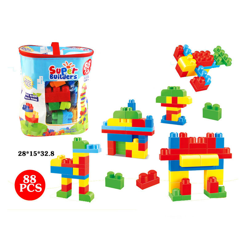 Building Block 希少　完売品 88 PCS Builders Large Building Blocks - Educational Toys