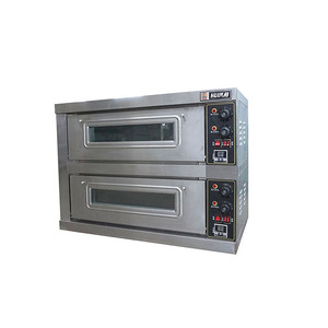 เตาอบพิซซ่าหินสองชั้นสองถาดสำหรับร้านเบเกอรี่ - Product Image 3