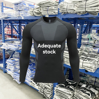 Personnalisé en gros Slim Fit Tee Shirt Hommes T-shirts De Compression Custom-compression-shirts-dropshipping Manches Longues Hommes