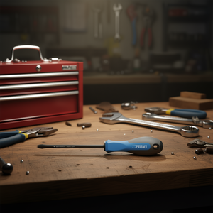 Fervi Slotted <b>Screwdriver</b> 2.6x108mm Diamond Tip Professional Use - Product Image 3