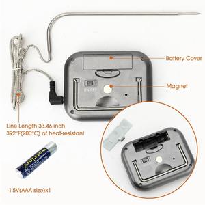 Temporizador de alerta de termómetro de carne de sonda única Digital personalizable para cocinar asar horno de barbacoa instrumento de temperatura de caramelo OEM - Product Image 2