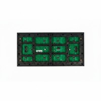 Papan Tampilan LED Dot Matrix Luar Ruangan P10 54x10 inci dengan Pesan Bergerak Biru