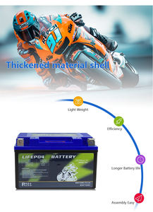 Batería de Motocicleta Lifepo4 de Alta Calidad, 12.8V 4Ah, para Arranque de Motocicletas - Product Image 4