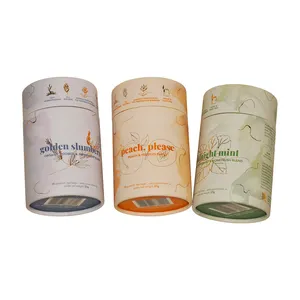 Milieuvriendelijk Papier Cilinder Verpakking Voor Thee/Kruiden/Koffie Verpakking