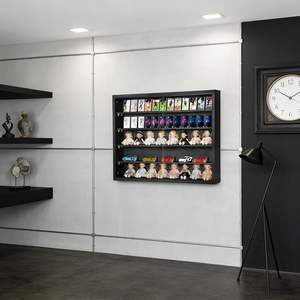 <span class=keywords><strong>ต</strong></span>ู้โชว์<span class=keywords><strong>ต</strong></span>ิดผนังไม้ 5 ชั้น พร้อมบานกระจกเลื่อน ชั้นวางปรับระดับได้ สำหรับห้องนอน - Product Image 5