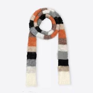 Sciarpa Lunga a Righe in Mohair Y2K Personalizzabile con Logo, Sottile, Soffice e Colorata, Lavorata a Maglia, <span class=keywords><strong>per</strong></span> Donna - 16 Anni di Esperienza di Fabbrica - Product Image 6