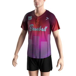 Camiseta de Béisbol Personalizada al por Mayor para Niños, Camiseta de Béisbol Blanca Personalizada al por Mayor para Hombre con Botones - Product Image 5